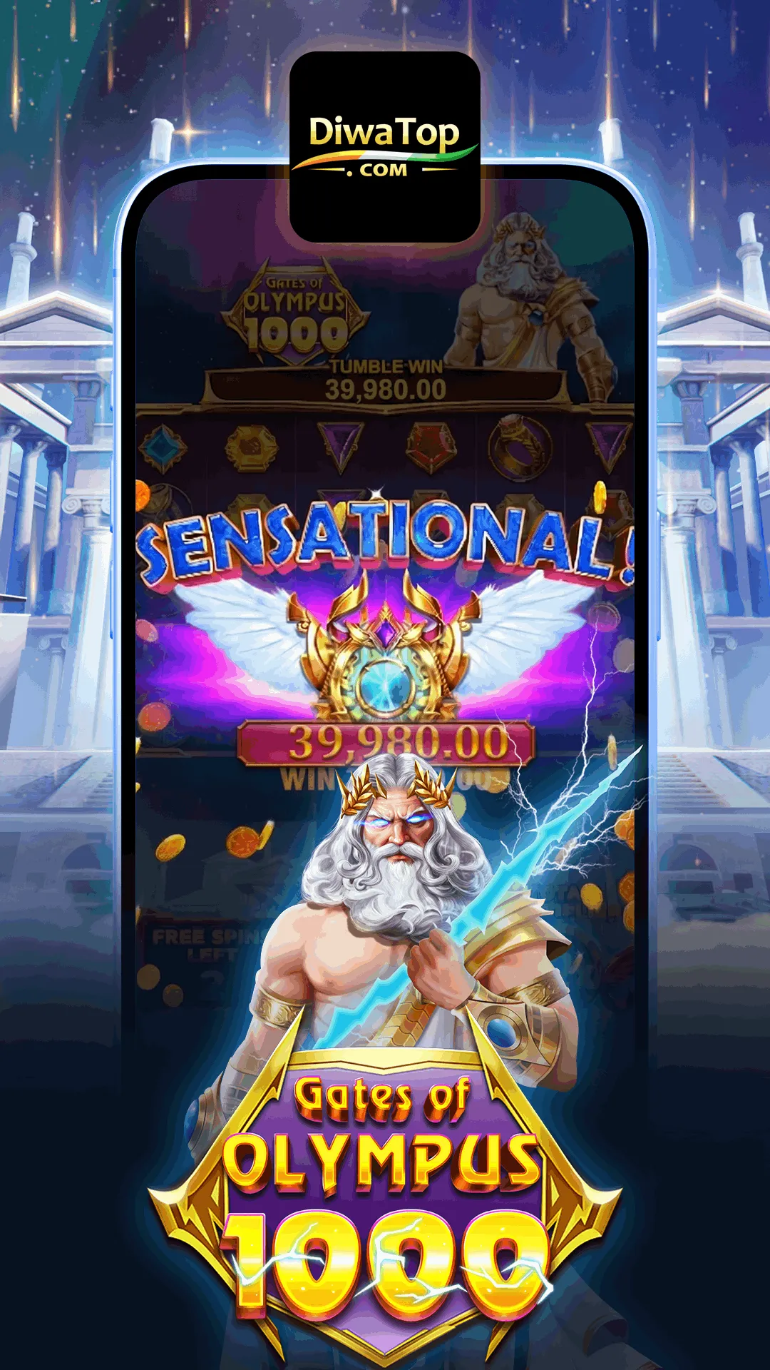Diwa Top app screen preview